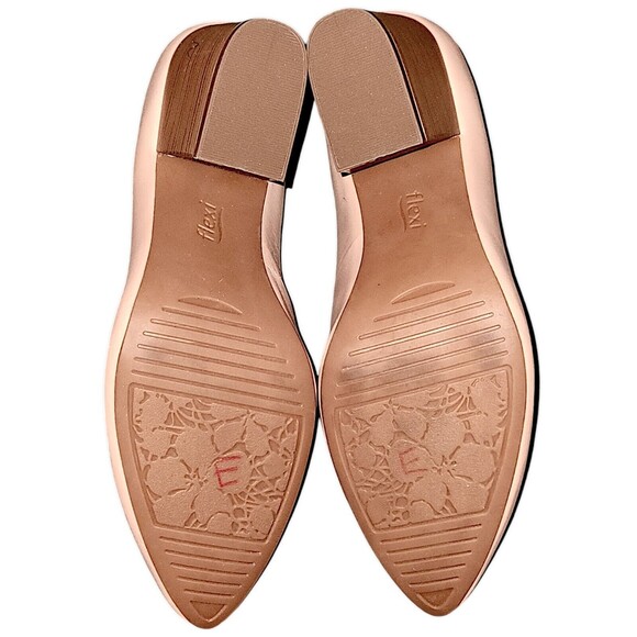 Flexi Comfort Block Heel Pumps Women's Parisa Natural Flesh Tone Size 9.5M - Picture 5 of 5